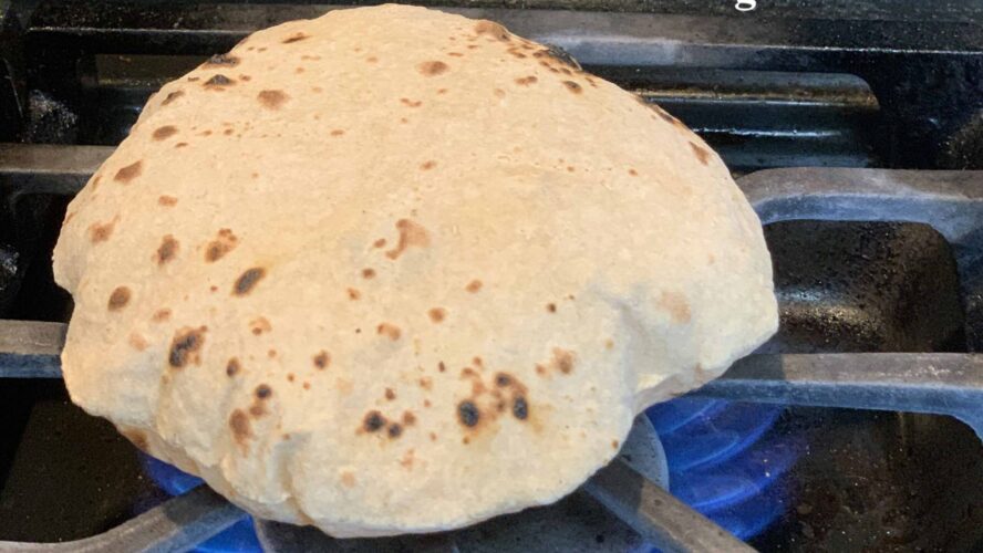 Whole wheat chapatti(roti)