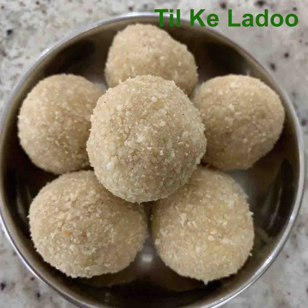 TIL ke Ladoo (sesame balls)