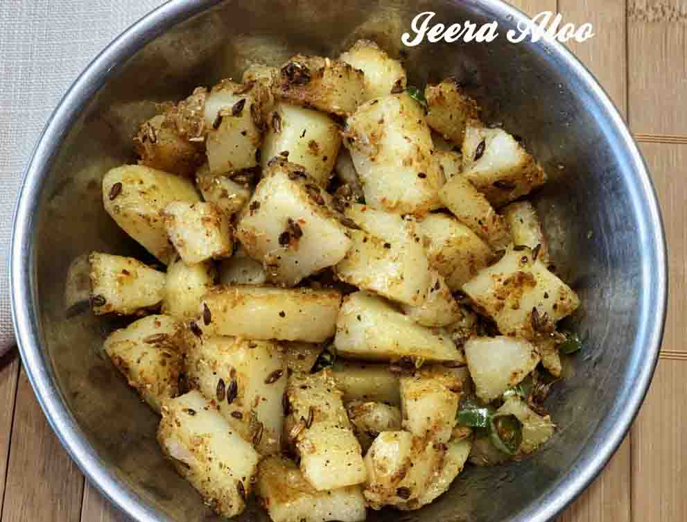 Easy to cook Jeera aloo in less than 5 minutes