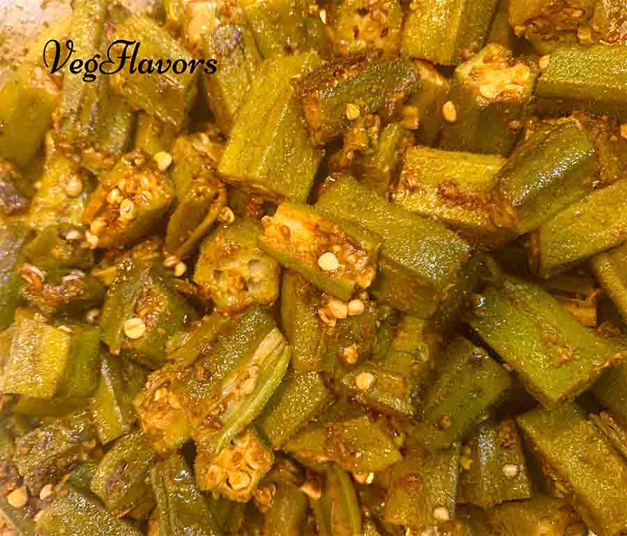 Masala Bhindi – no onion no garlic