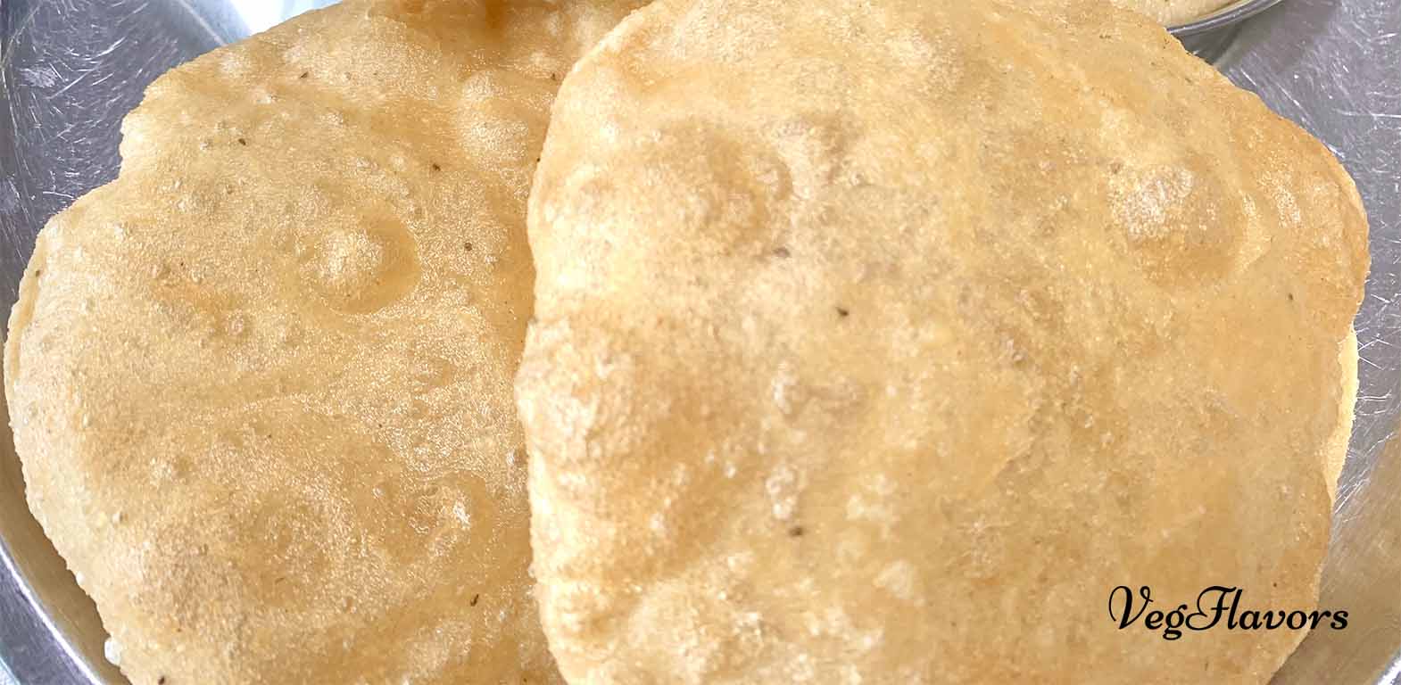 Puri (fried wheat bread)