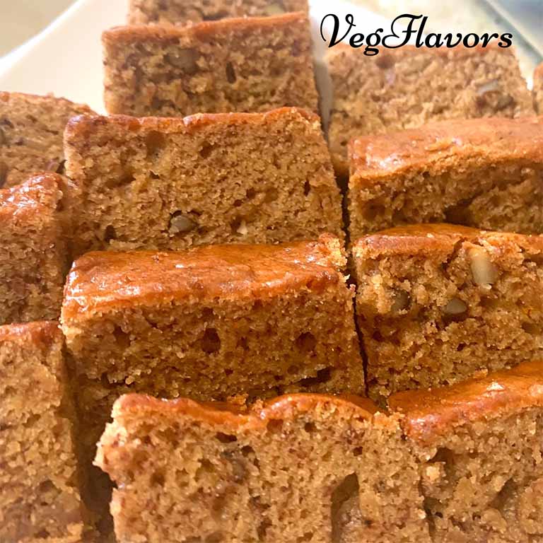 Chocolate Banana Walnut Cake Eggless Vegflavors