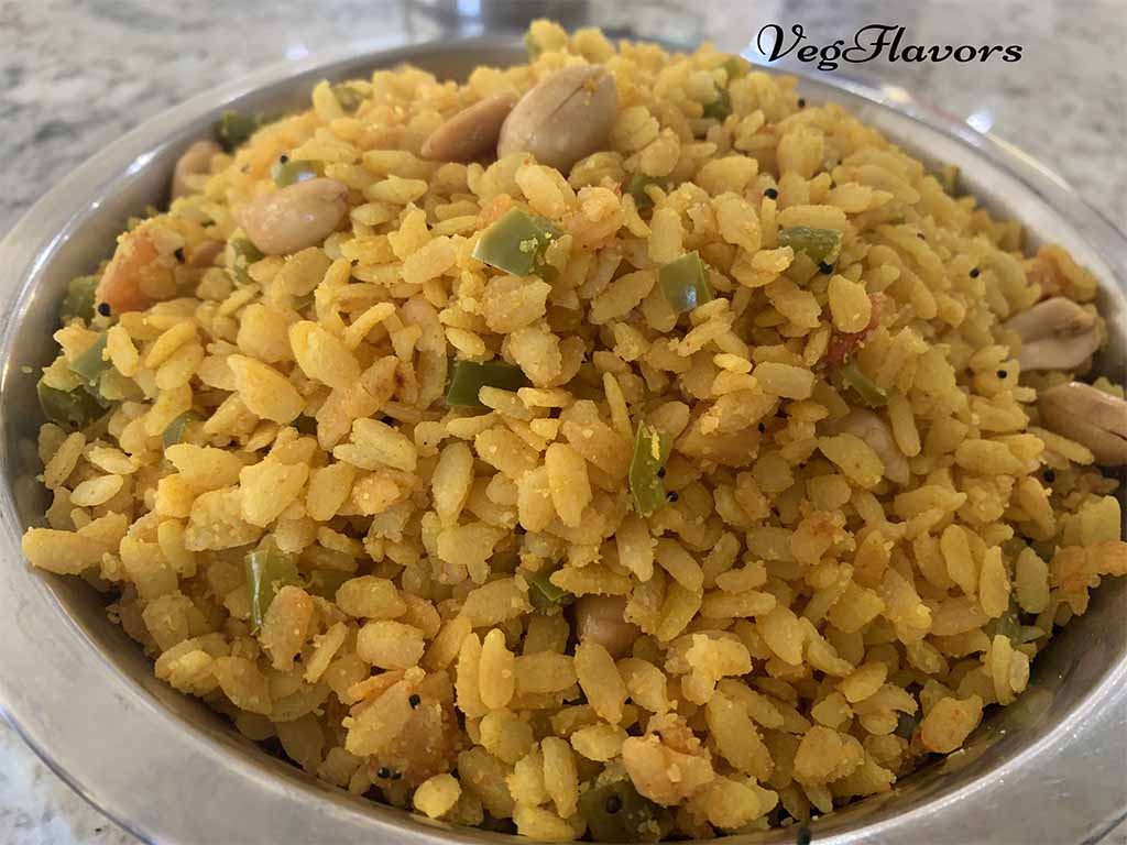 Indian Style Veg Poha  – vegan