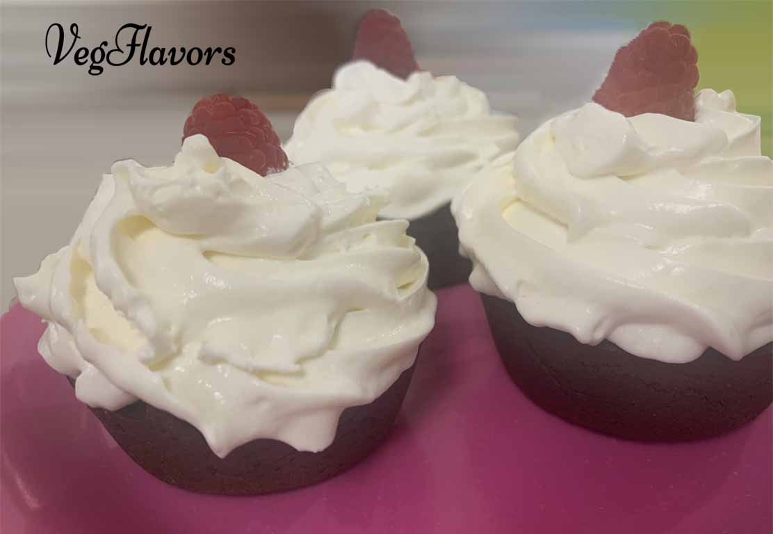 Eggless Chocolate cupcakes