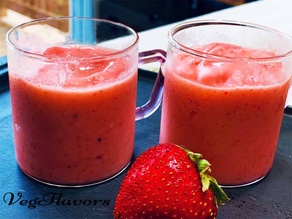 Strawberry slush – 2 ingredients only